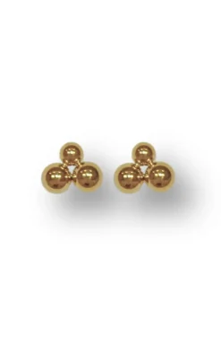 Smykkeli Copenhagen Øreringe - Bonbon Small - Gold Colour