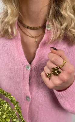 Smykkeli Copenhagen Ring - Christina Bow - Gold Colour