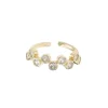 Smykkeli Copenhagen Ring - Safira Stone - Gold Colour