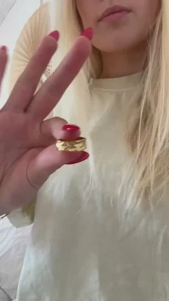 Smykkeli Copenhagen Ring - Zenia - Gold Colour