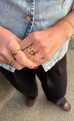 Smykkeli Copenhagen Ring - Nashville - Gold Colour