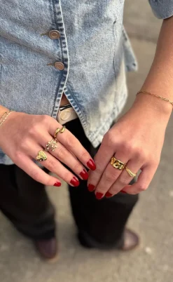 Smykkeli Copenhagen Ring - Nashville - Gold Colour