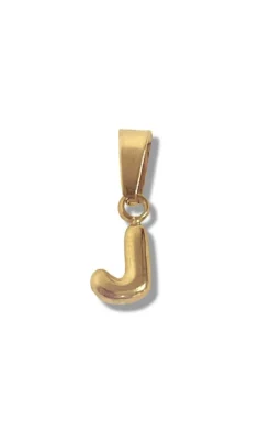 Smykkeli Copenhagen Vedhæng - Chunky Letter - Gold Colour