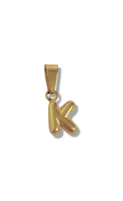 Smykkeli Copenhagen Vedhæng - Chunky Letter - Gold Colour