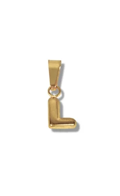 Smykkeli Copenhagen Vedhæng - Chunky Letter - Gold Colour