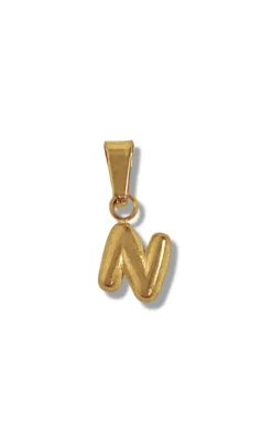 Smykkeli Copenhagen Vedhæng - Chunky Letter - Gold Colour
