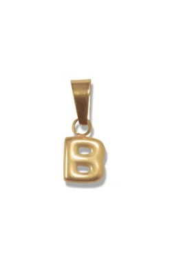 Smykkeli Copenhagen Vedhæng - Chunky Letter - Gold Colour