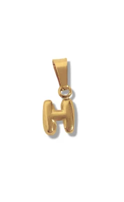 Smykkeli Copenhagen Vedhæng - Chunky Letter - Gold Colour