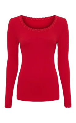 Tim & Simonsen Bluse - Frida Rib - Rosso