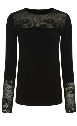 Tim & Simonsen Bluse - Nancy Lacechest - Black