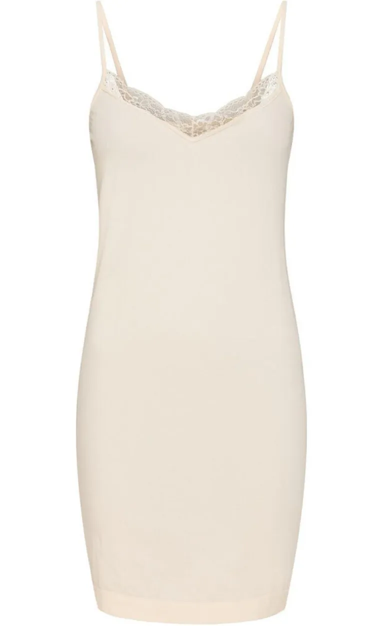 Tim & Simonsen Kjole - Marylin Fullslip - Panna
