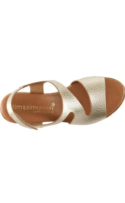 Tim & Simonsen Sandaler - Masha - Platino Gold