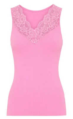 Tim & Simonsen Top - Belen V-Lace - Macaron (vendbar)
