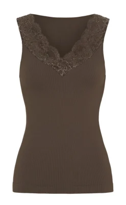 Tim & Simonsen Top - Belen V-Lace - Noce (vendbar)