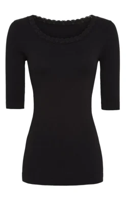 Tim & Simonsen Top - Frida SS - Nero