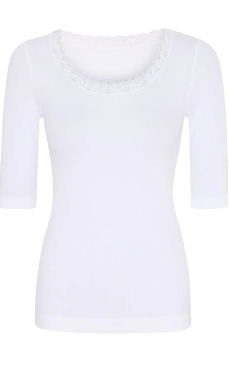 Tim & Simonsen Top - Frida SS - Bianco