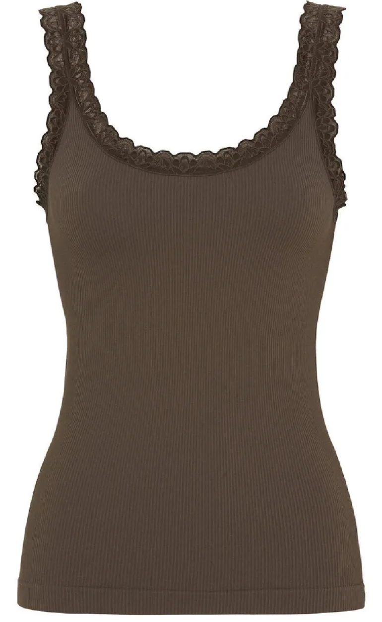 Tim & Simonsen Top - Frida Rib - Noce