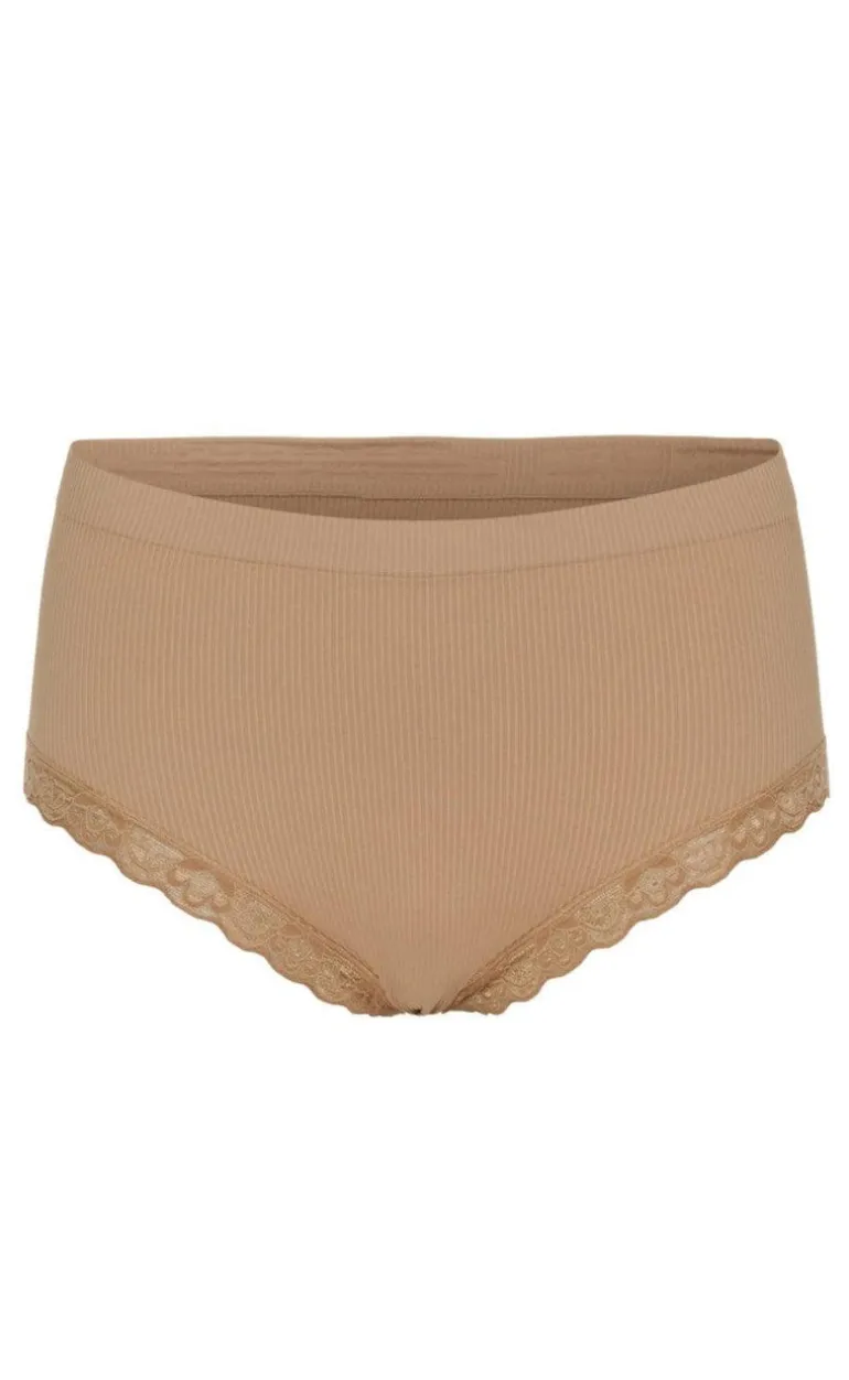 Tim & Simonsen Trusser - Feline Rib Midi - Nudo