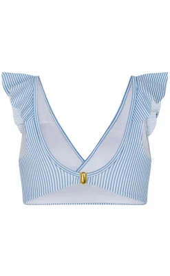 Unica Copenhagen Bikini Overdel / Top - Marianna - Blue Stripes