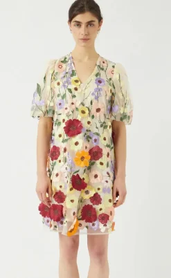 YAS Kjole - Flowering - Whisper White